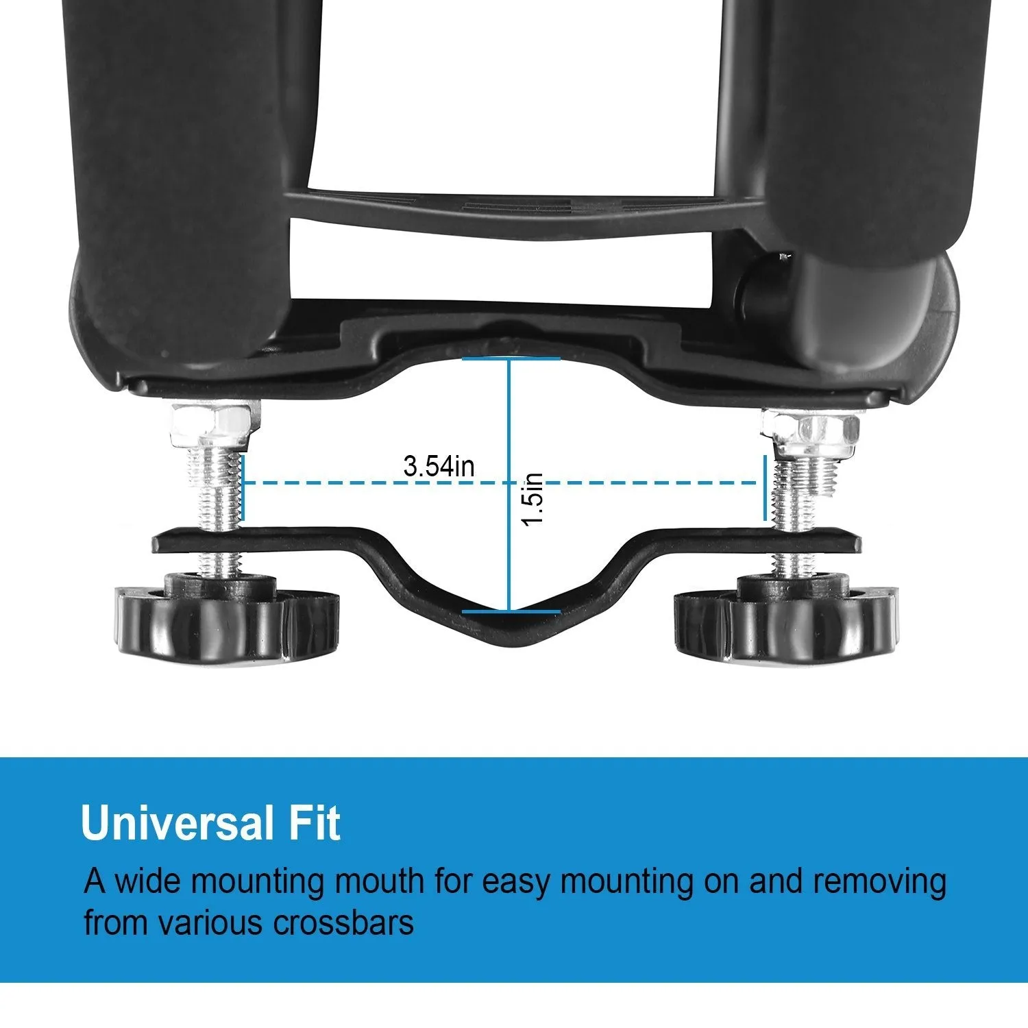 1-Pair: Universal J-Bar Kayak Carrier