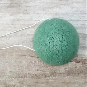 100% Natural Konjac Sponge - Green