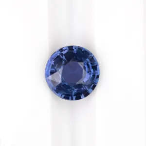 1.14ct NO HEAT SAPPHIRE BLUE PURPLE ROUND CUT NATURAL EARTH MINED GEMSTONE