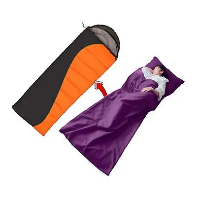 115*210cm navy Household anti dirty sleeping bag, portable liner, ultra-light hotel travel sleeping bag AZ21621