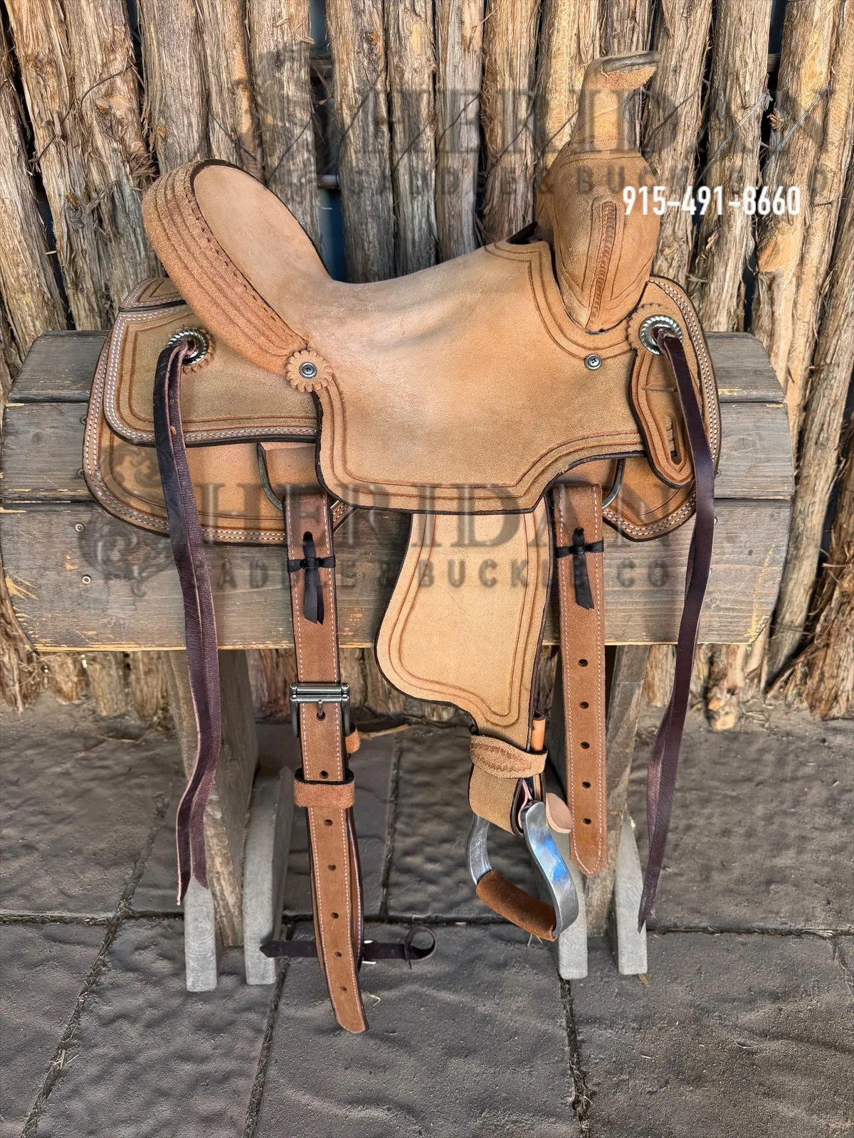 12" Sheridan Youth Ranch Saddle Full RO/Chey Roll