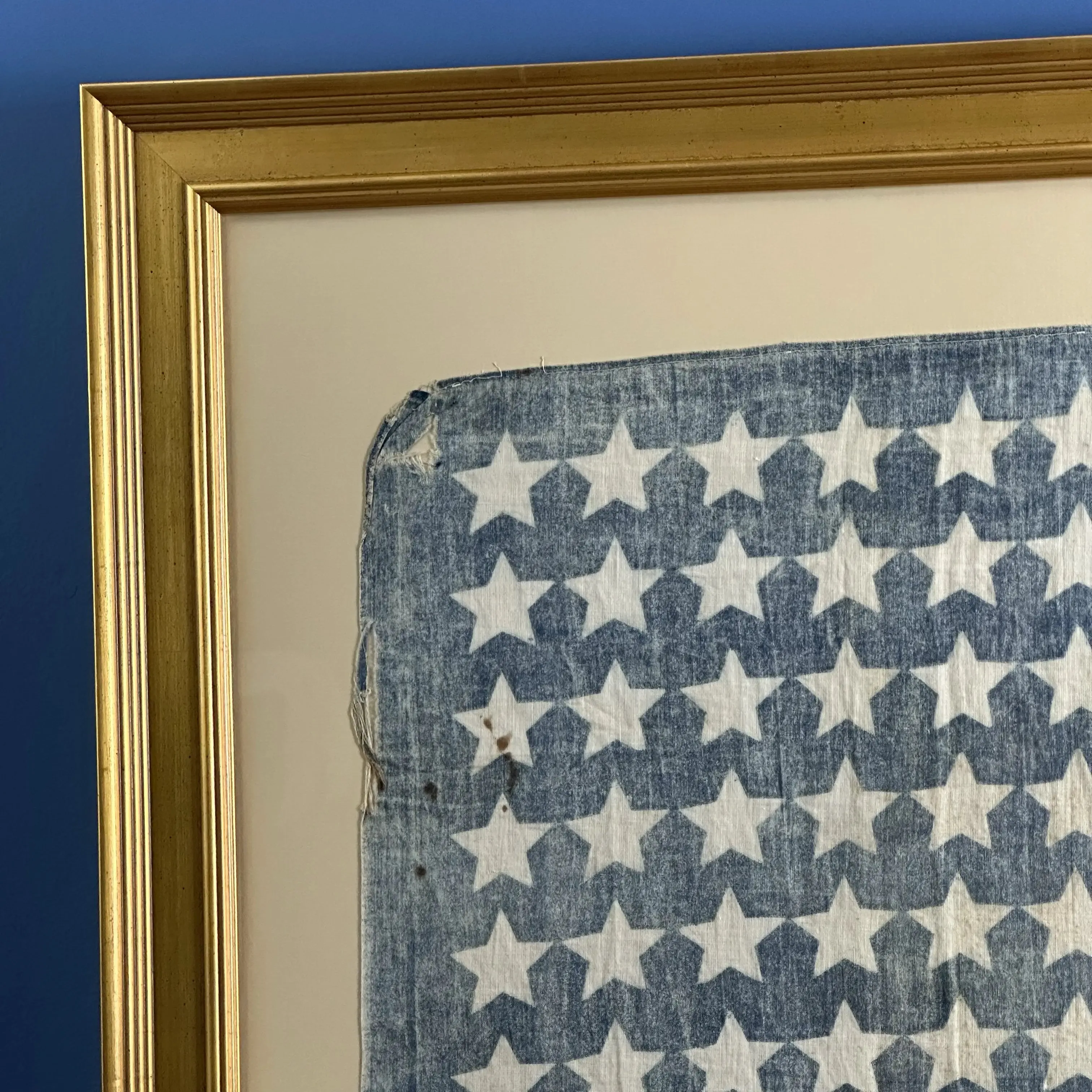 1890's 44-Star Parade Flag — Framed