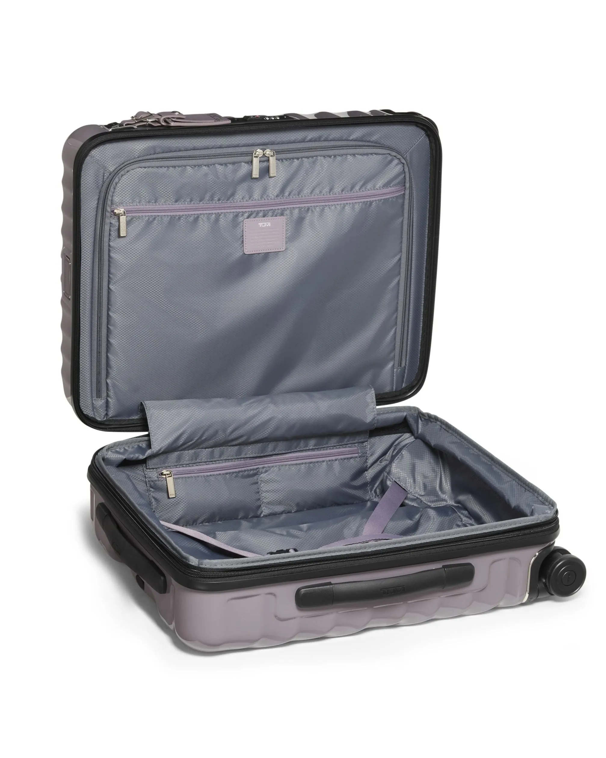 19 Degree Continental Expandable 4 Wheeled Carry-On - Lavender