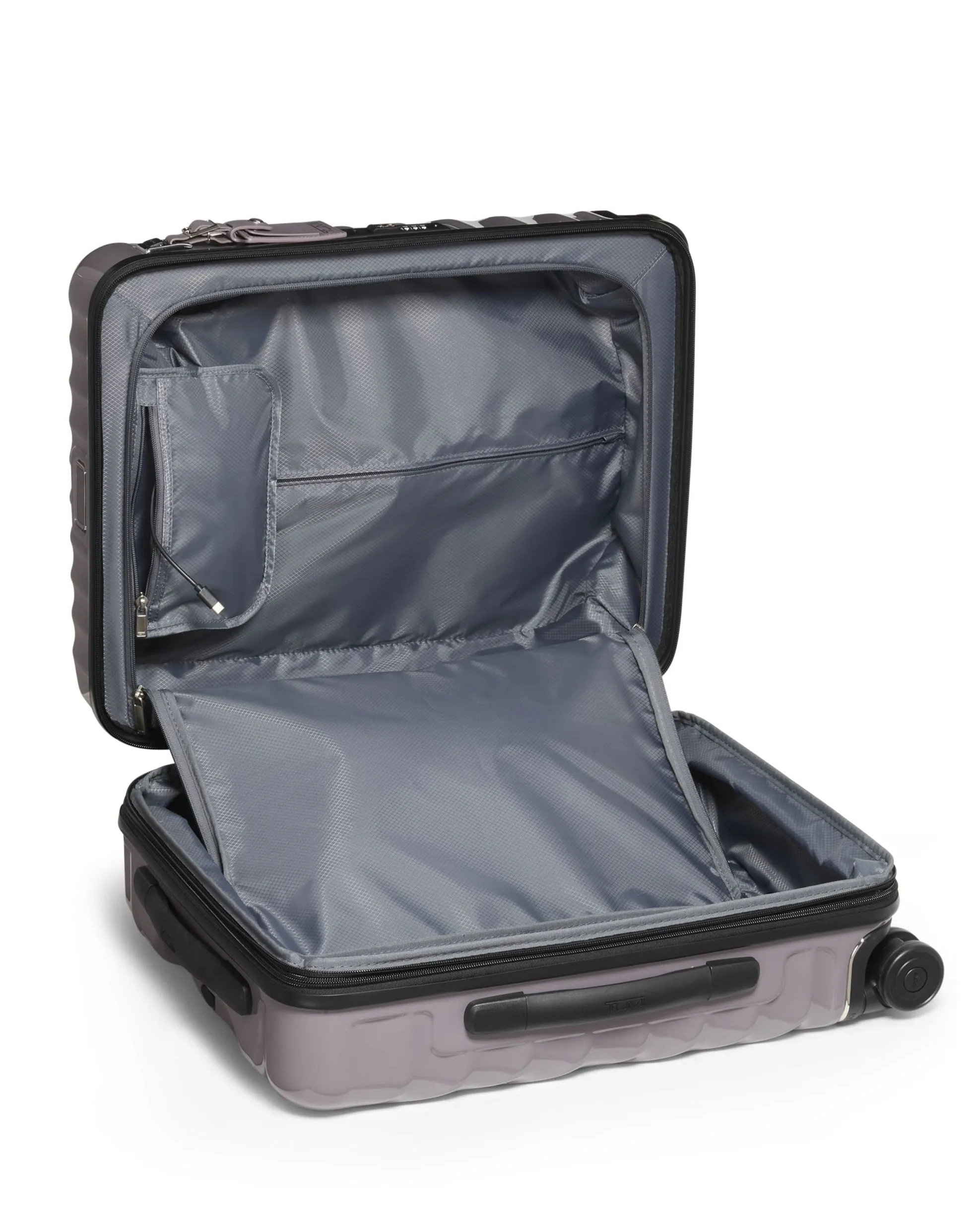 19 Degree Continental Expandable 4 Wheeled Carry-On - Lavender