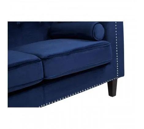 2 Seat Midnight Velvet Sofa