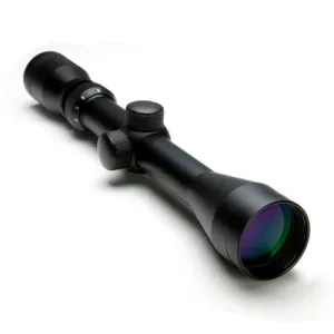 3-9x40 Black Scope-Green Lens-Ring