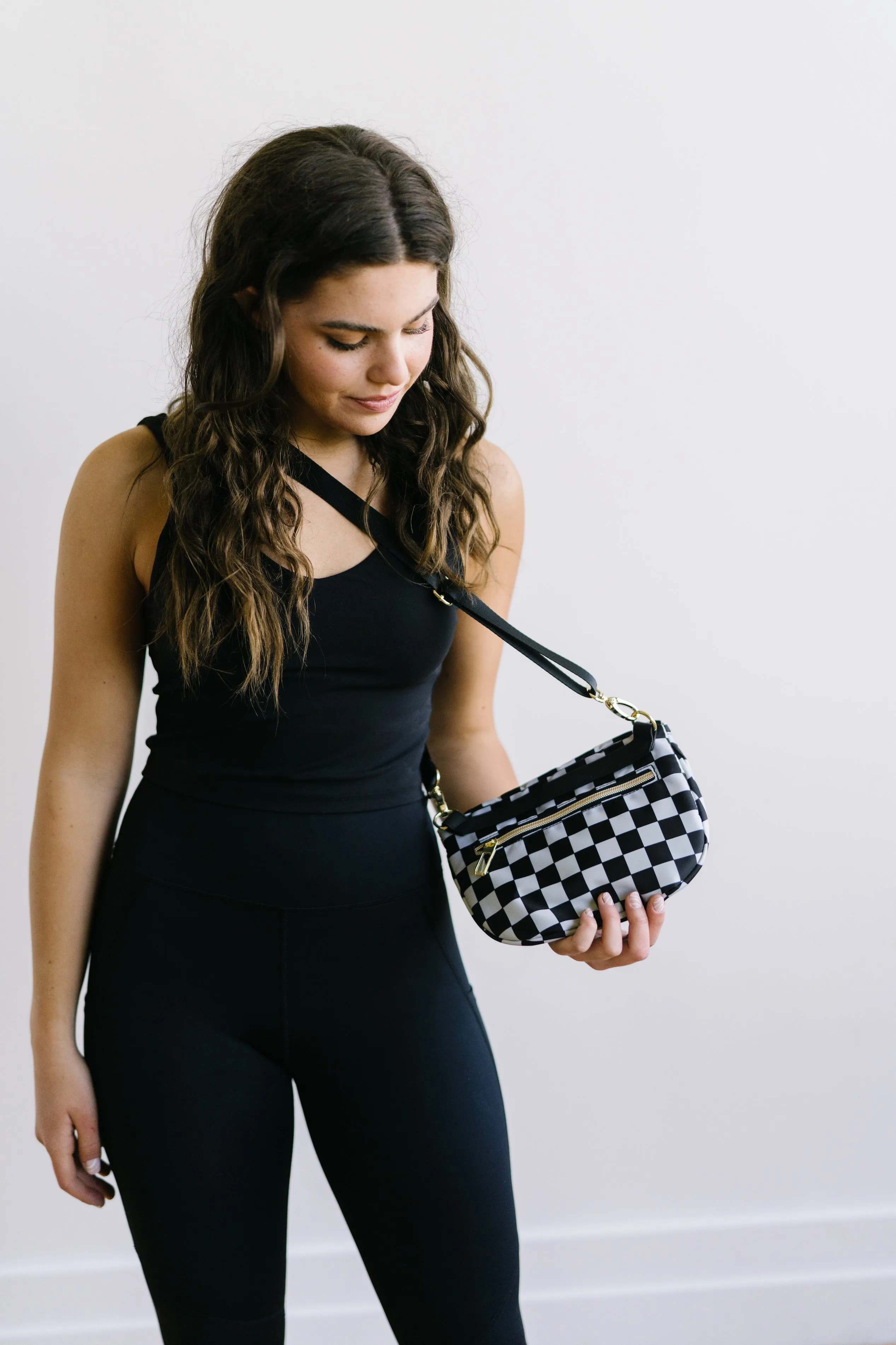 3-in-1 Everyday Bag - B&W Checkered