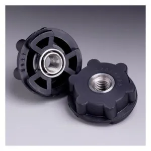 3M™ Disc Pad Hubs, 2 1/2 in Dia, Hard, Black, 051144-11824