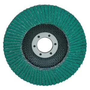 3M™ Flap Discs 577F, 4 1/2 in, 40 Grit,  5/8-11 Arbor, 13,300 rpm, Type 29, 051141-31000