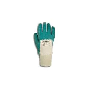 47-200-10 Ansell Easy Flex Gloves,205914,Light Nitrile Palm Coated Knitwrist,Size 10