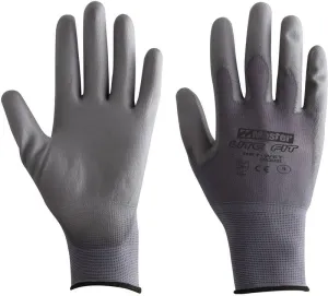 5NC8701 GLOVE SAFETY MASTER LITE GRIP PU COATED PALM NYLON LINER