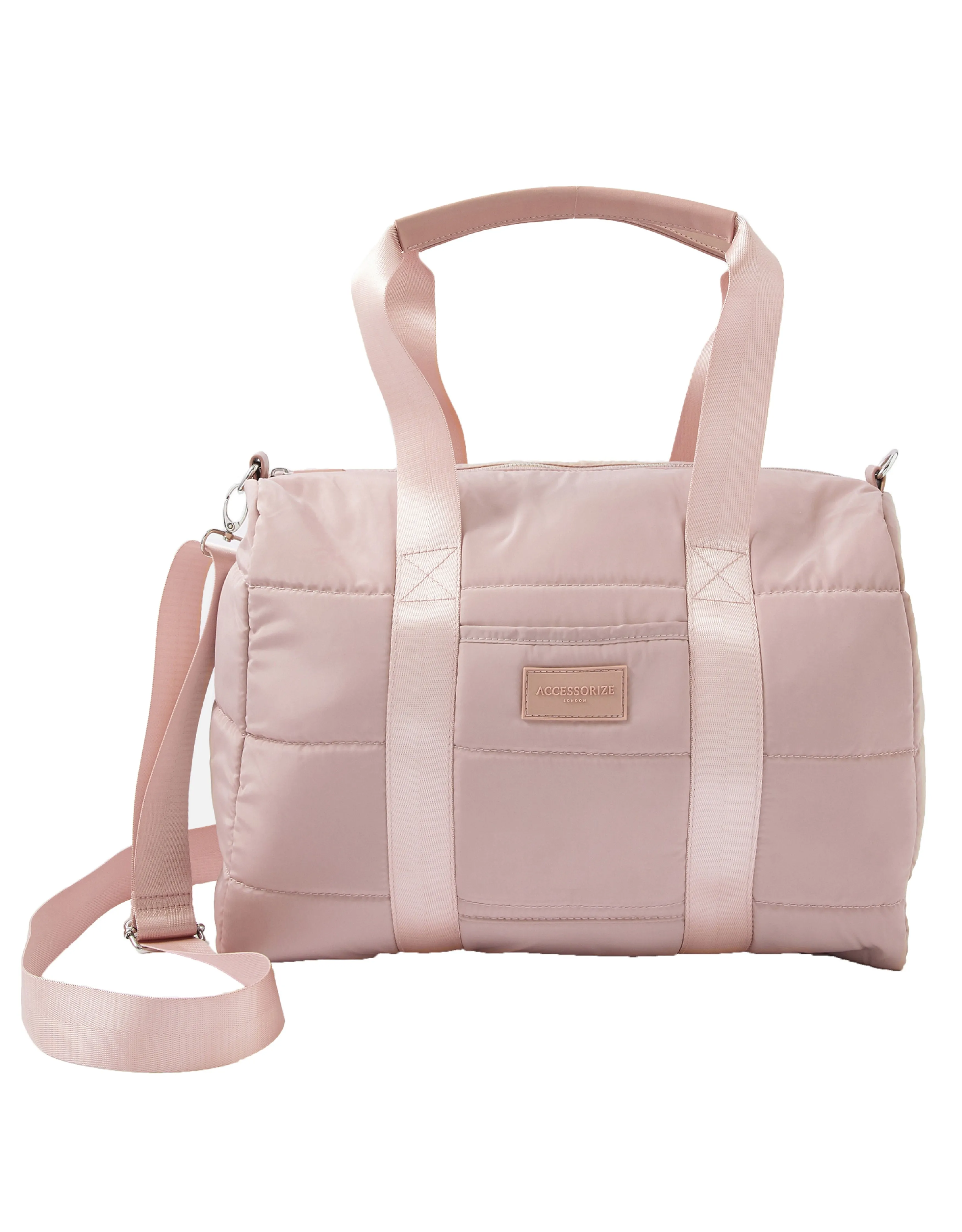 Accessorize London women's Pink Becki Gym Bag