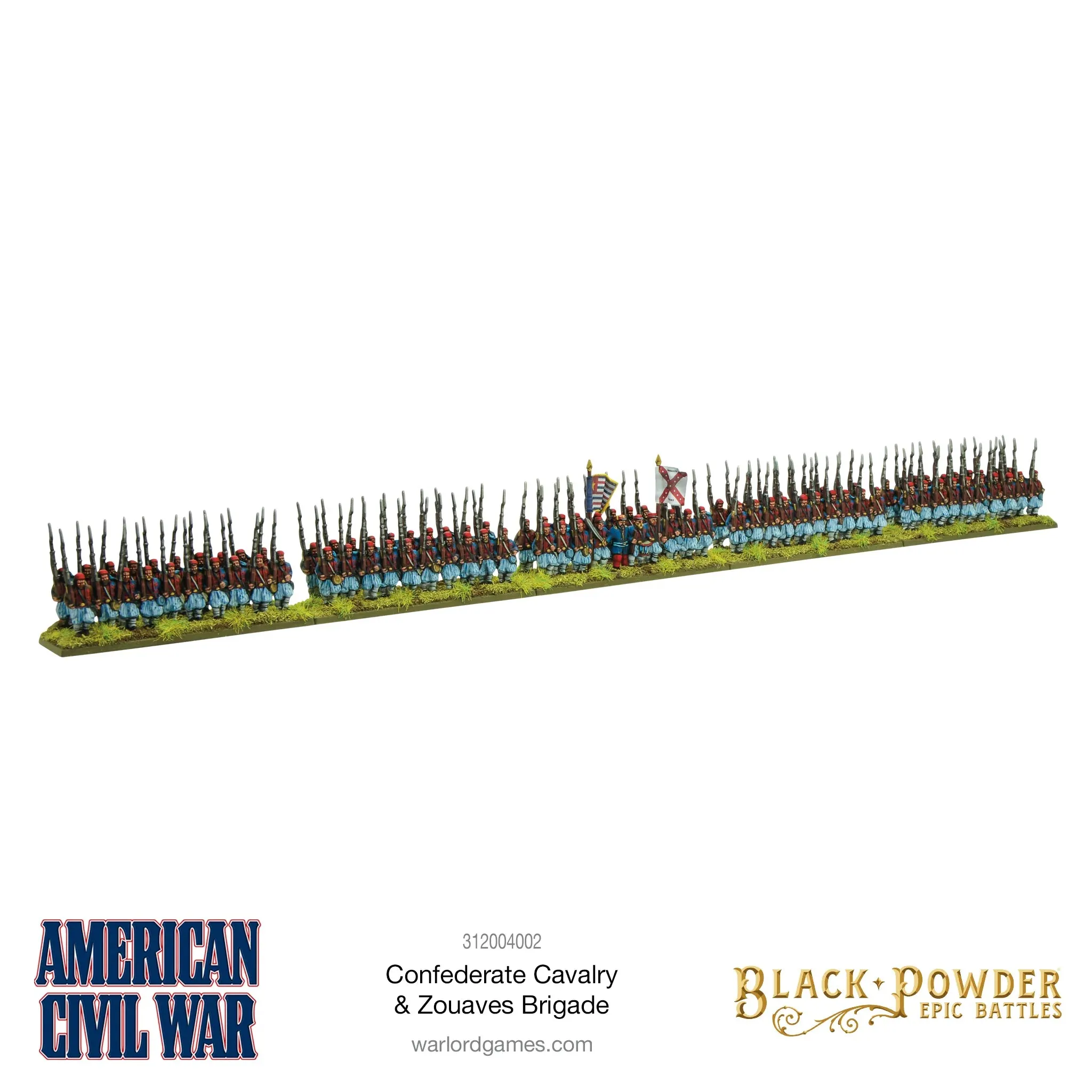 ACW Confederate Cavalry & Zouaves brigade