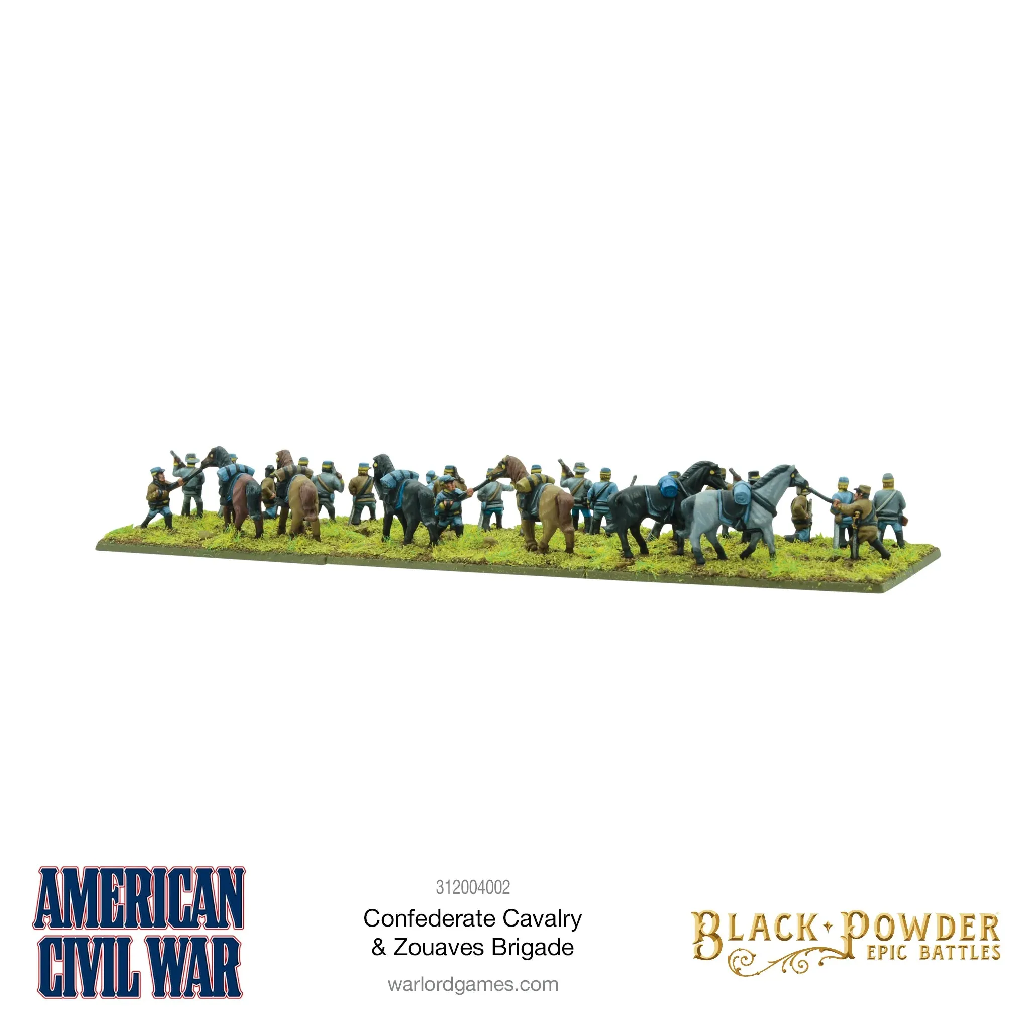 ACW Confederate Cavalry & Zouaves brigade