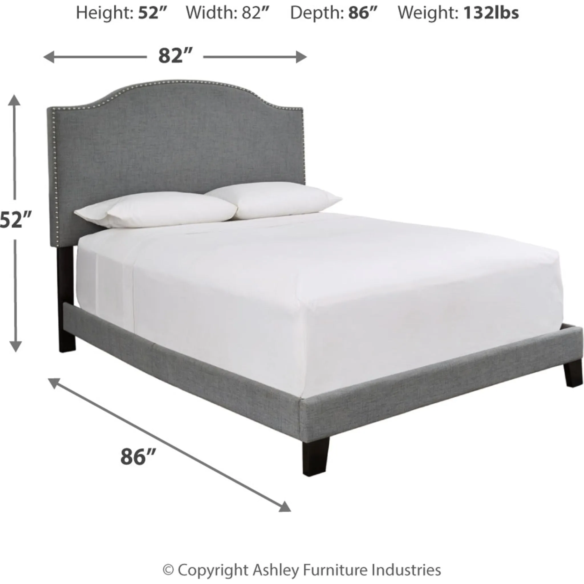 Adelloni King Upholstered Bed