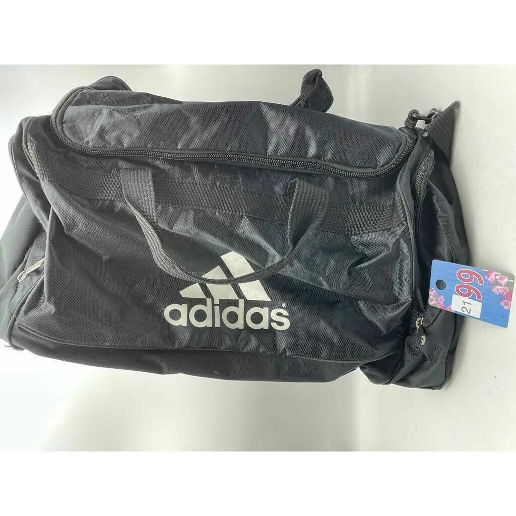 Adidas Black Duffle Bag Gym Travel Sports