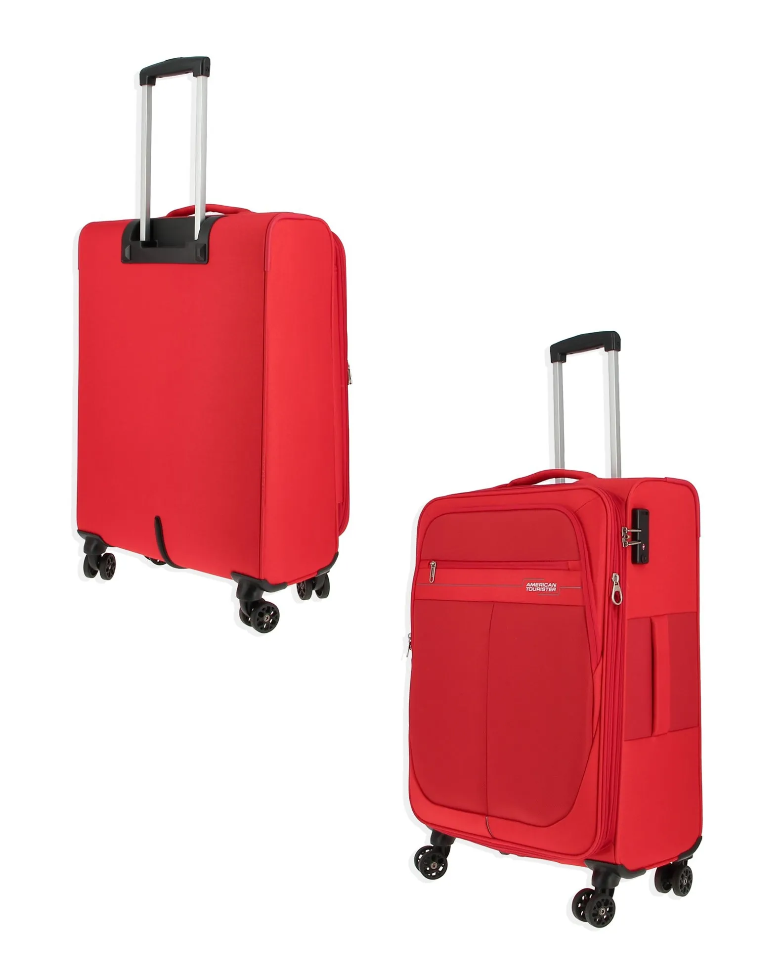 American Tourister Deep Dive - Set of 3  Expandable Red