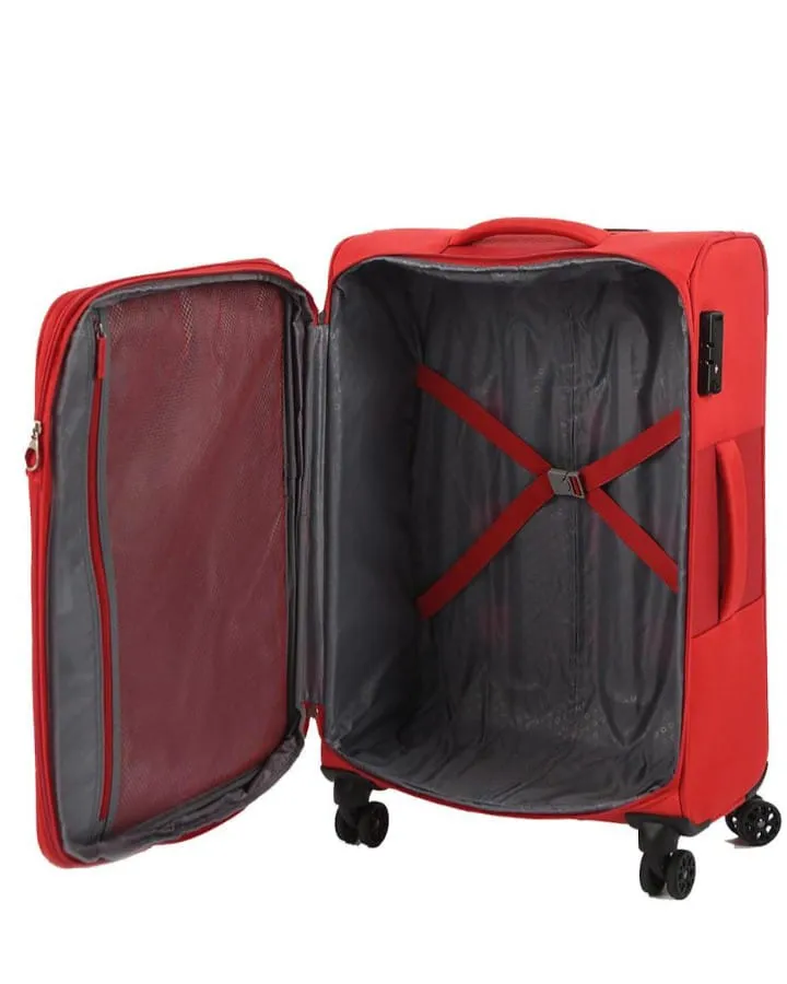 American Tourister Deep Dive - Set of 3  Expandable Red