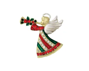 ANGEL W/ CRYSTALS PIN