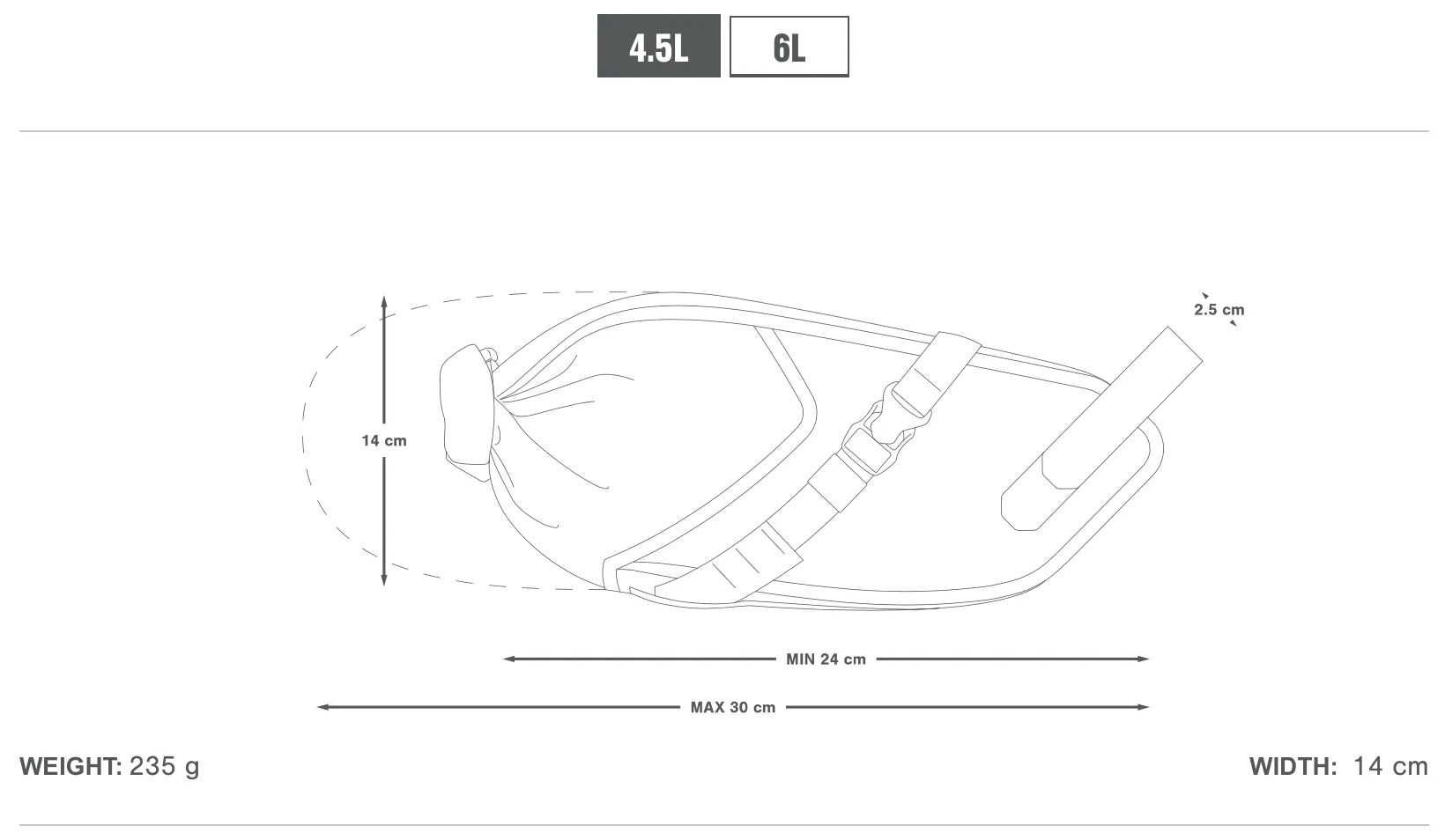 Apidura Backcountry Saddle Pack