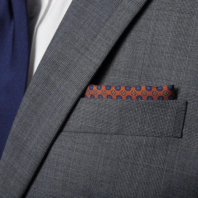 Apricot Palermo Pocket Square