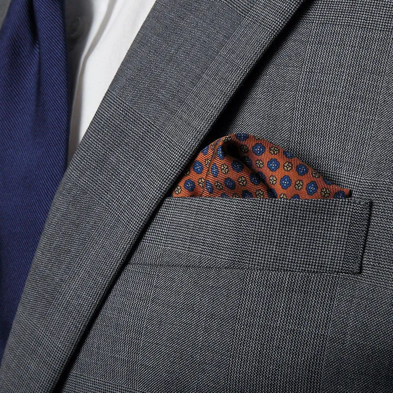 Apricot Palermo Pocket Square