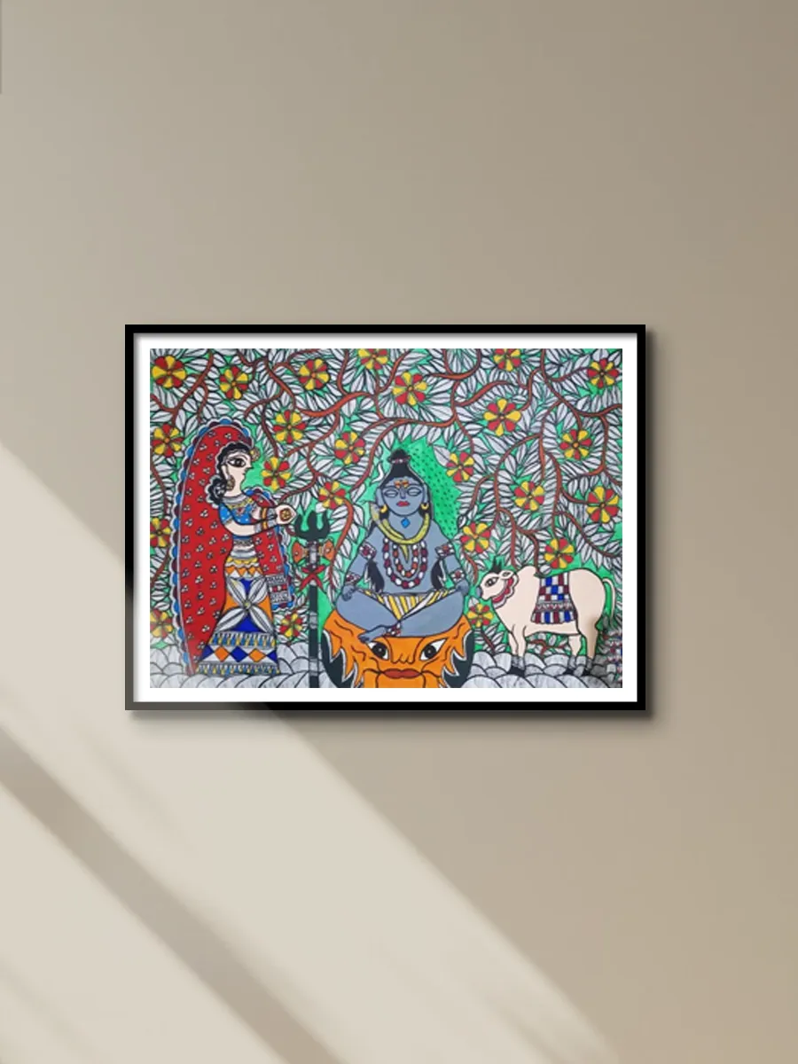 Asamprajnata Samadhi Madhubani Painting By Ambika Devi