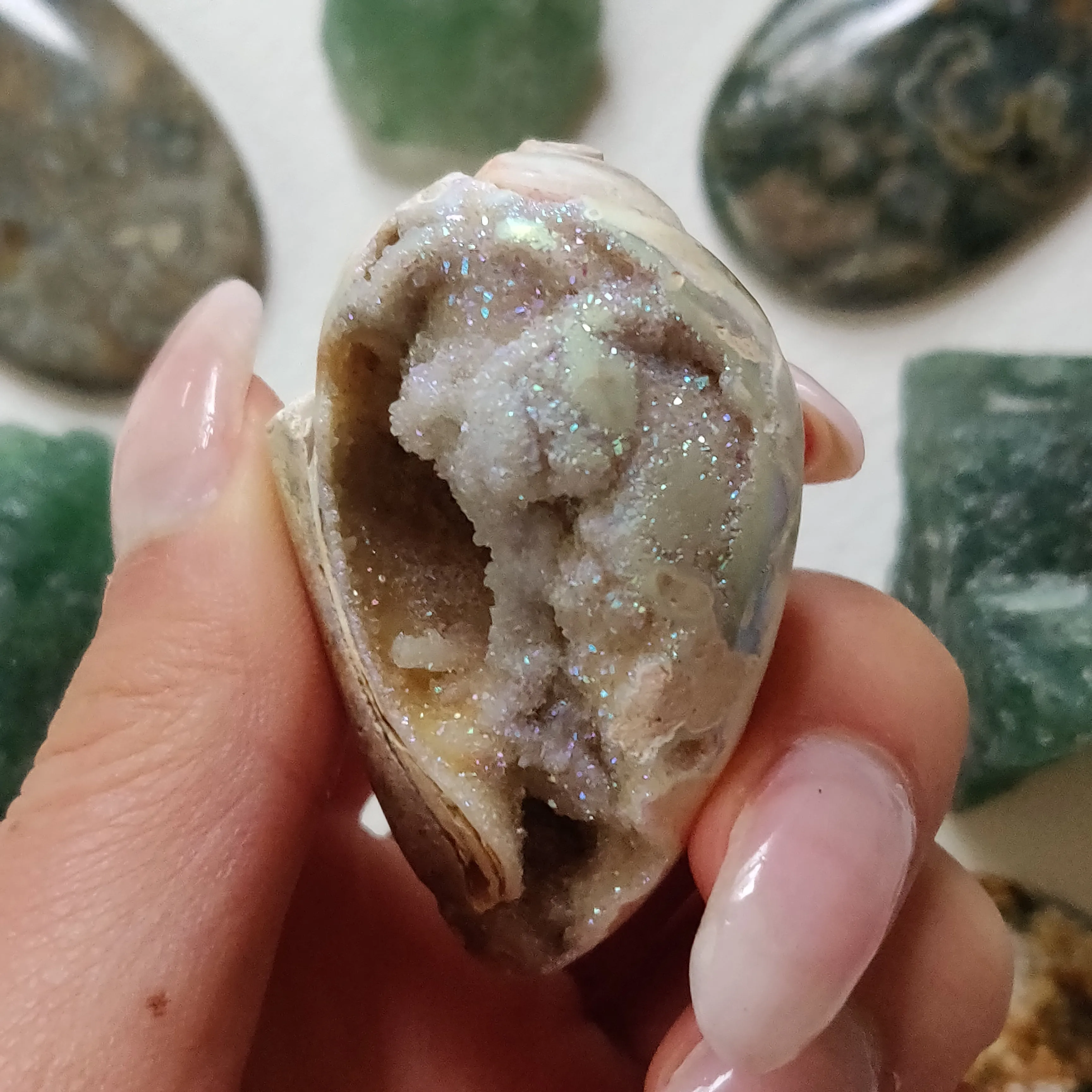 Aura Druzy Shell (#14)