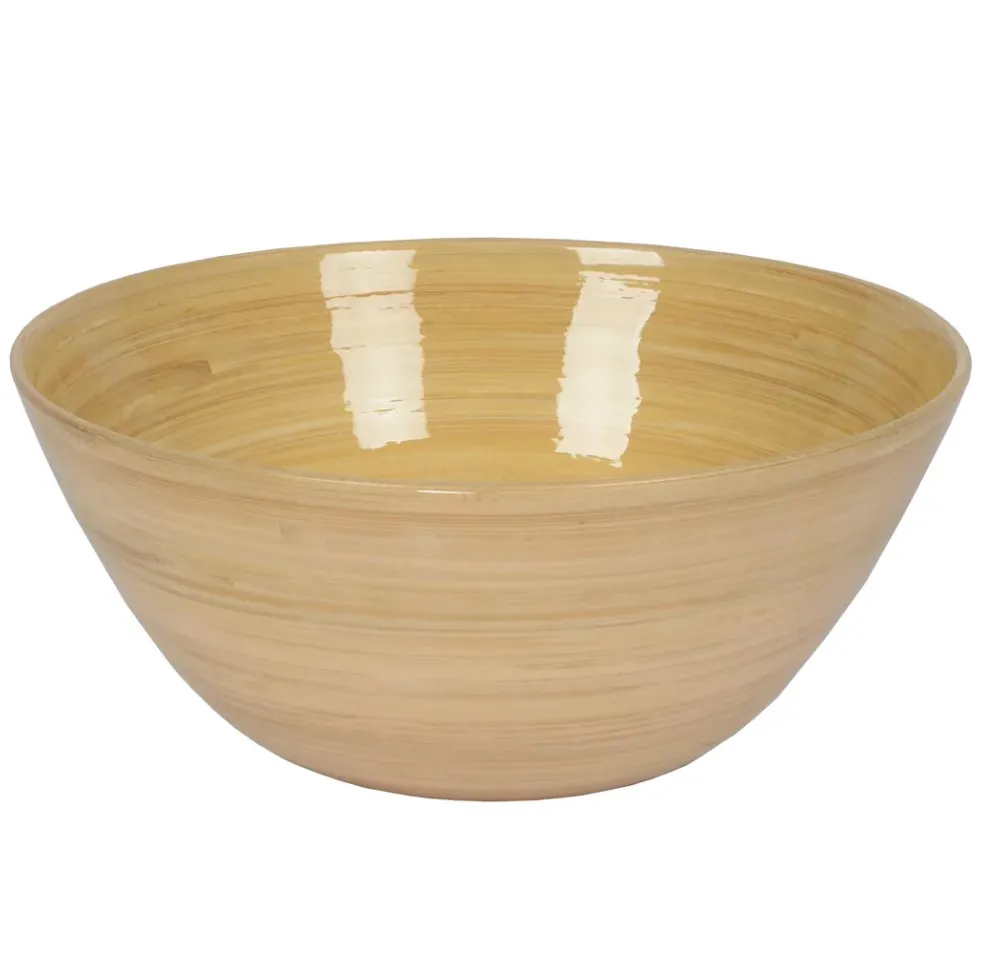 Bamboo Noodle  Bowl – Natural – 8.6"Dia. x 3.9"