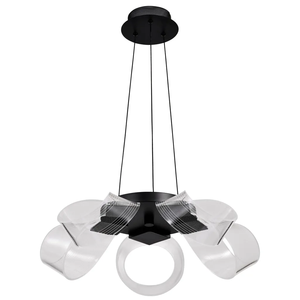 BARNETT 21" LED 5 LIGHT CHAND