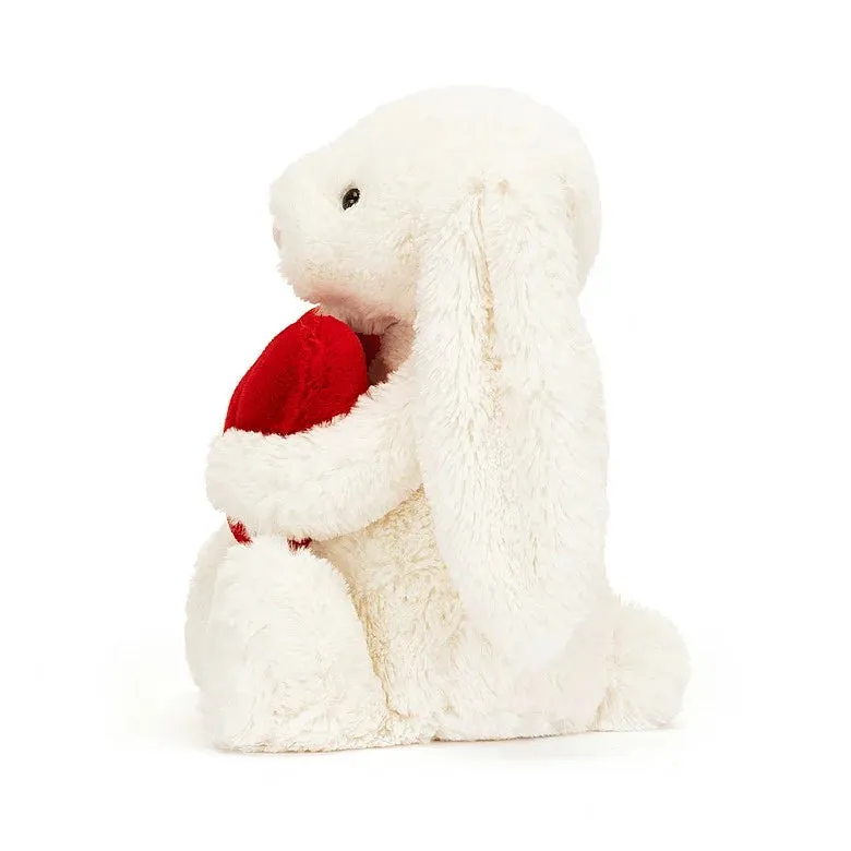 Bashful Red Love Heart Bunny