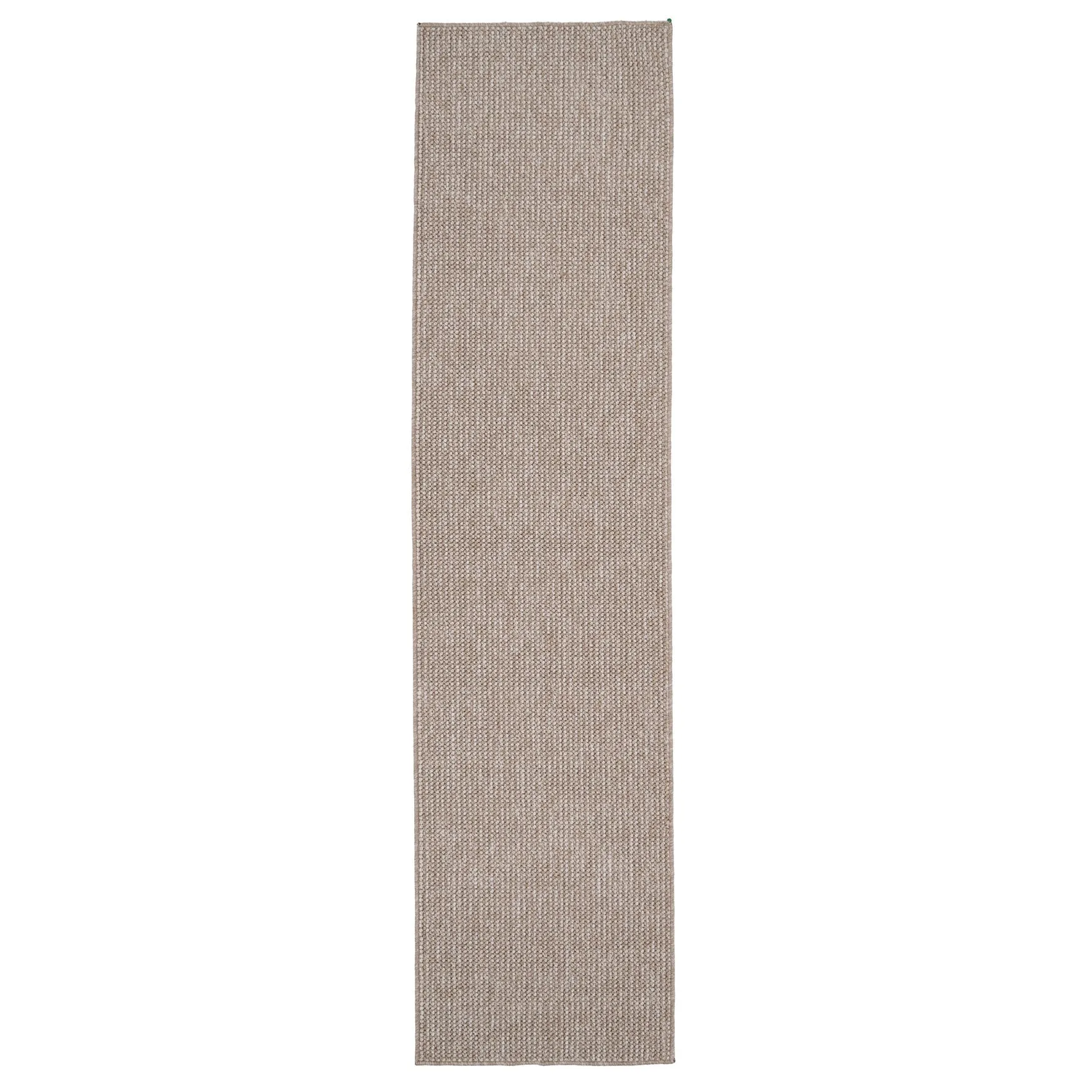 Beige Wool Style Runner Rug - Tala