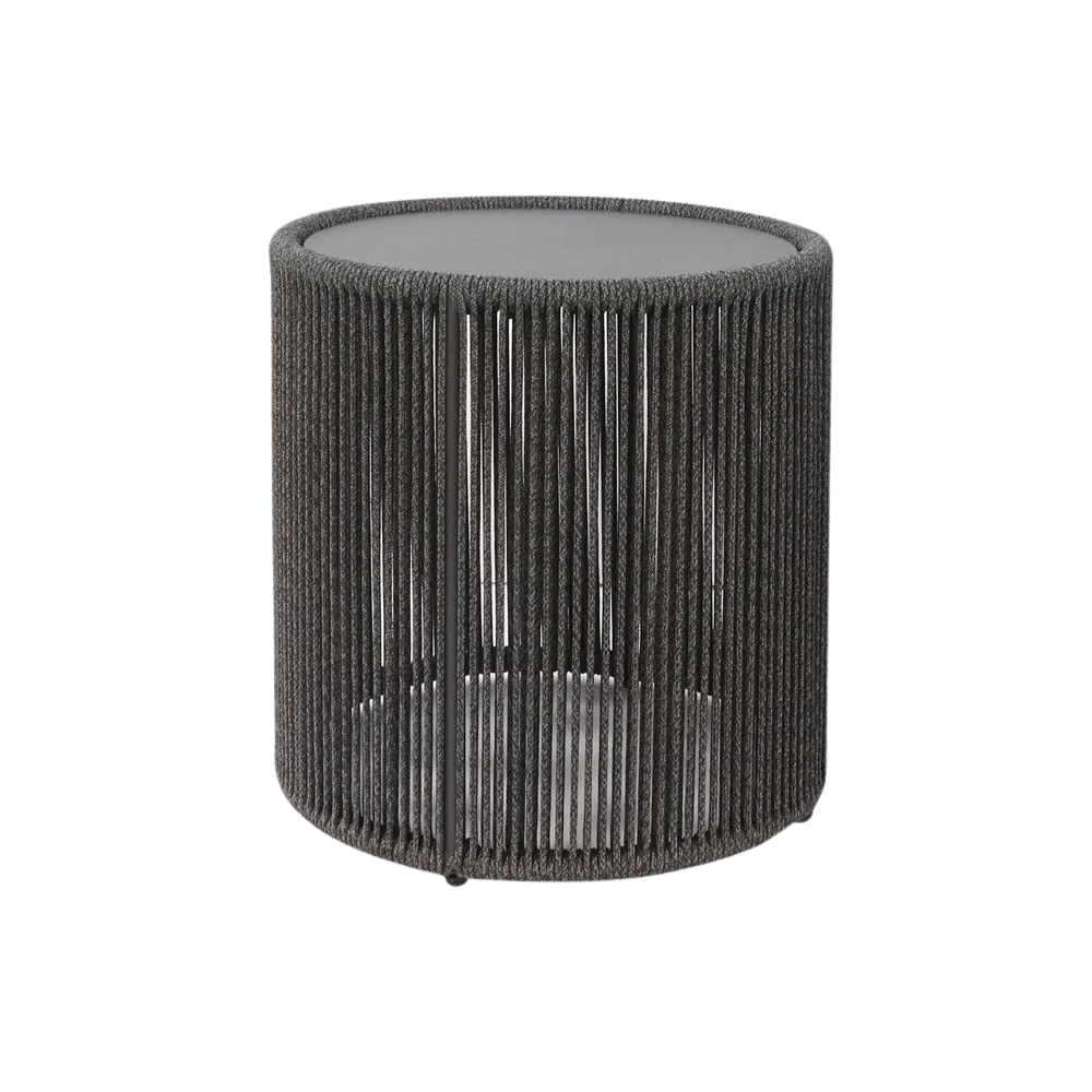 Benni Rope and Aluminium Round Side Table