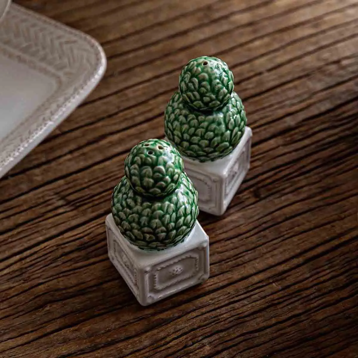 Berry & Thread Topiary Salt and Pepper Set/2 - Multi