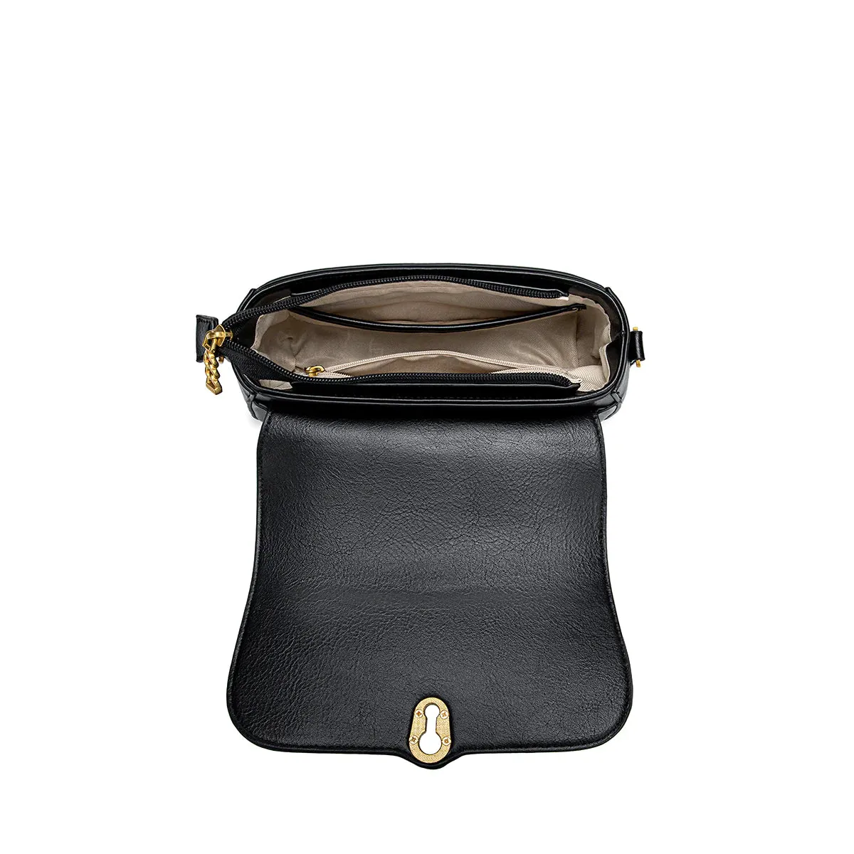 Black Athena Saddle Bag