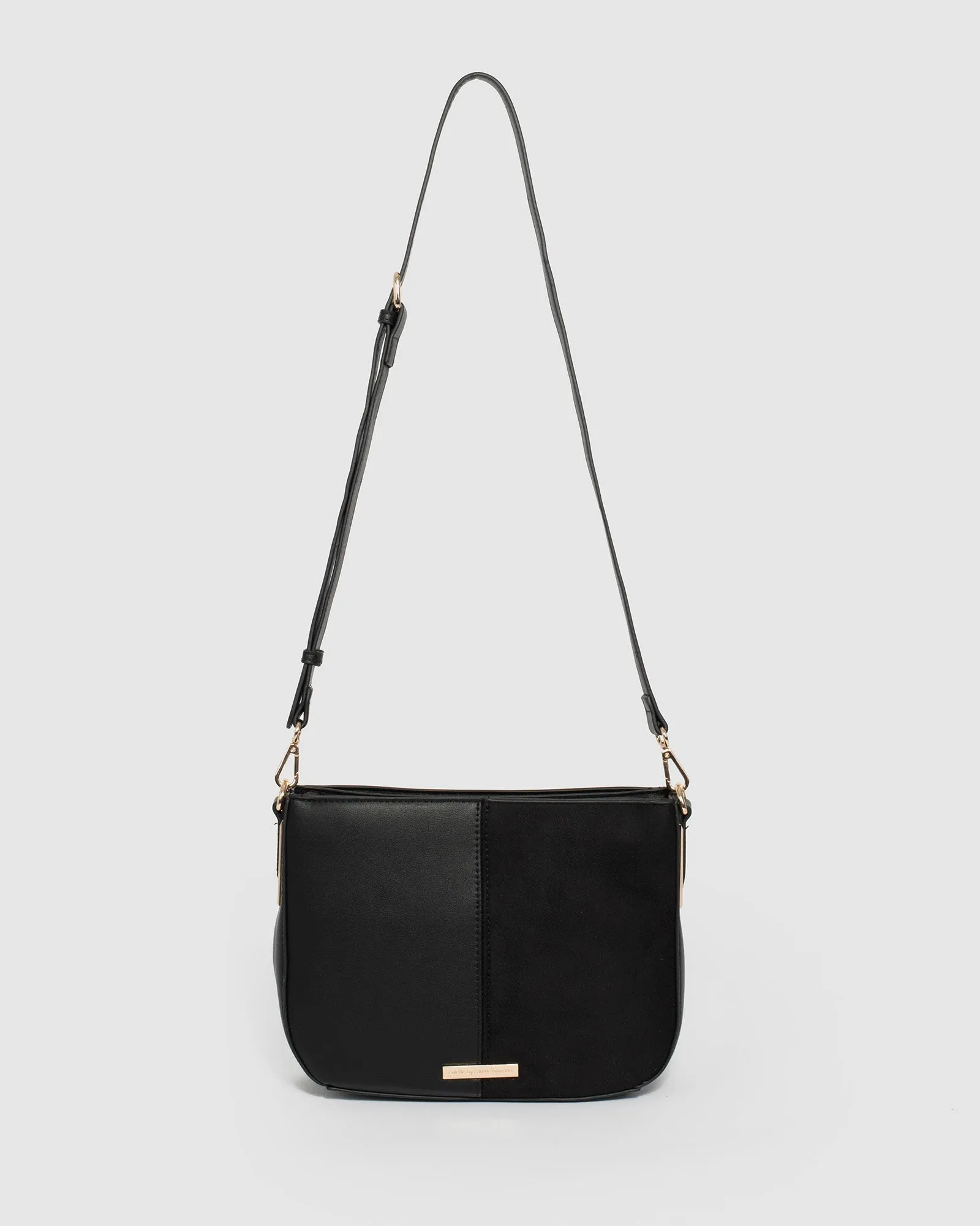 Black Melissa Saddle Bag