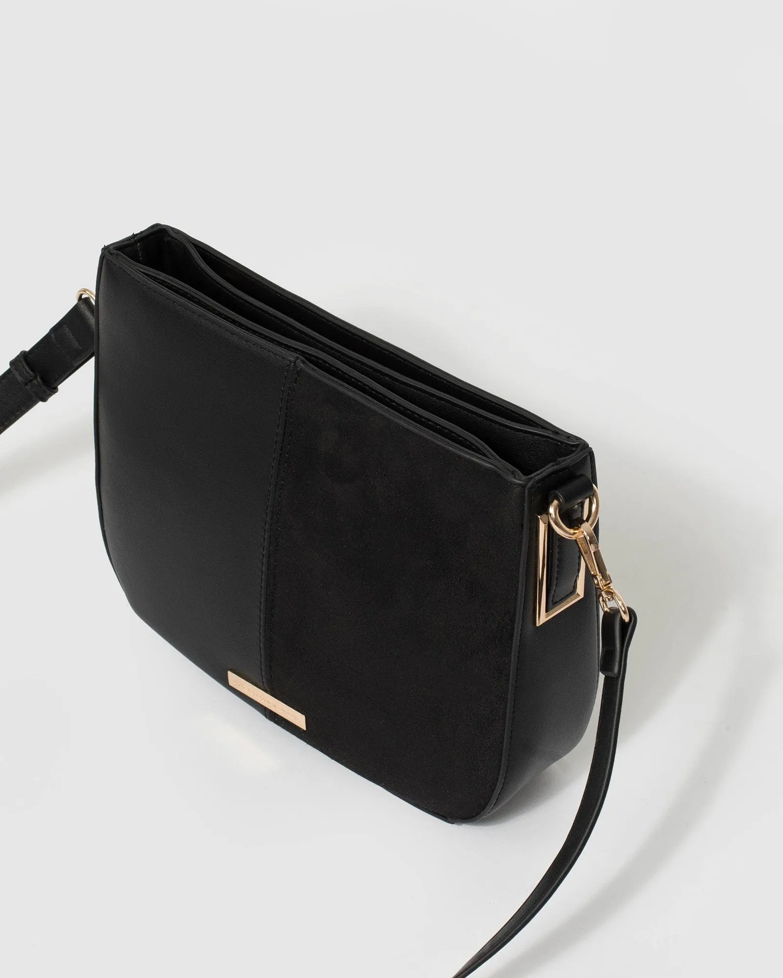 Black Melissa Saddle Bag