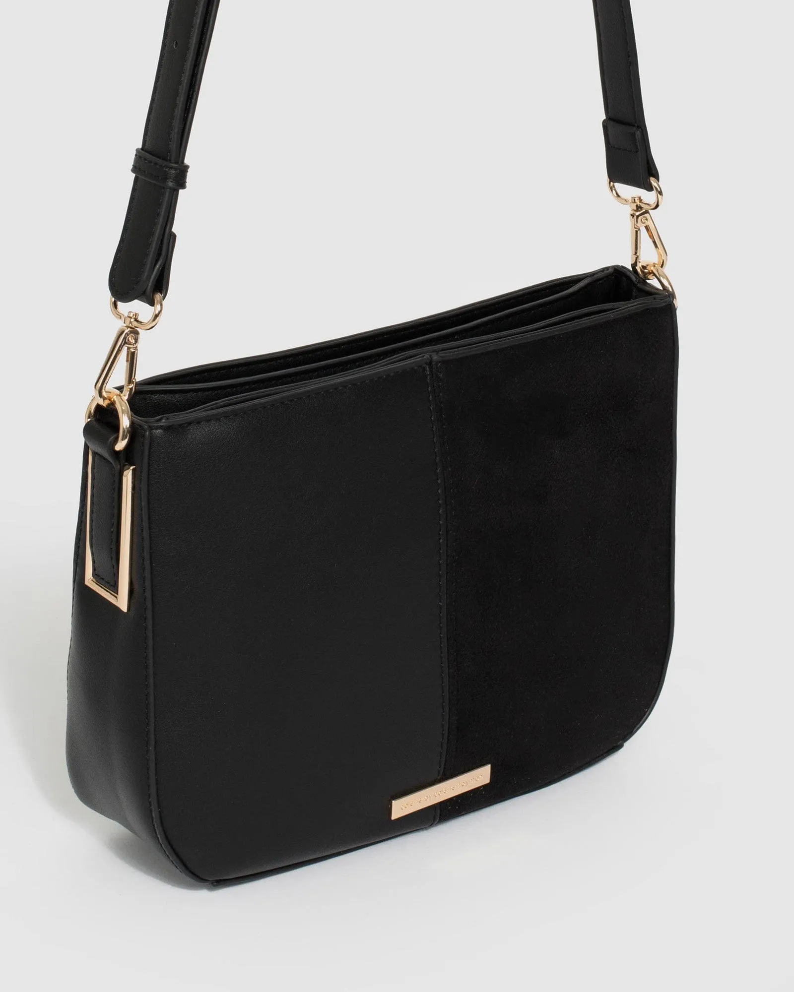 Black Melissa Saddle Bag