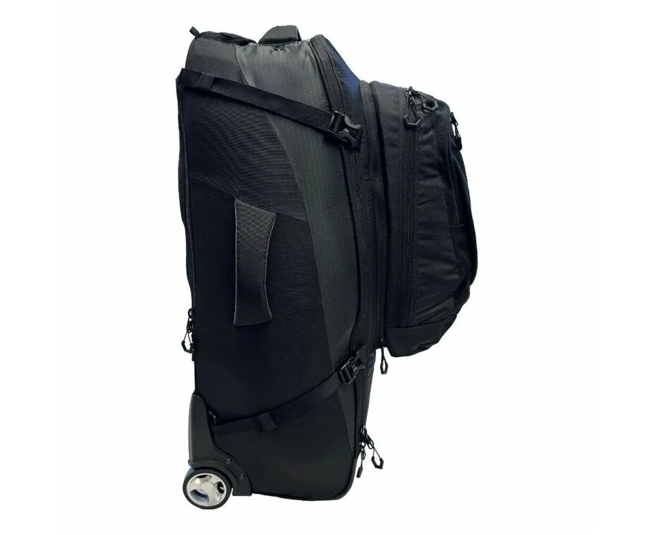 Black Wolf - 85L ( 20L) Grand Tour II wheel bag with backpack straps - Deep Well