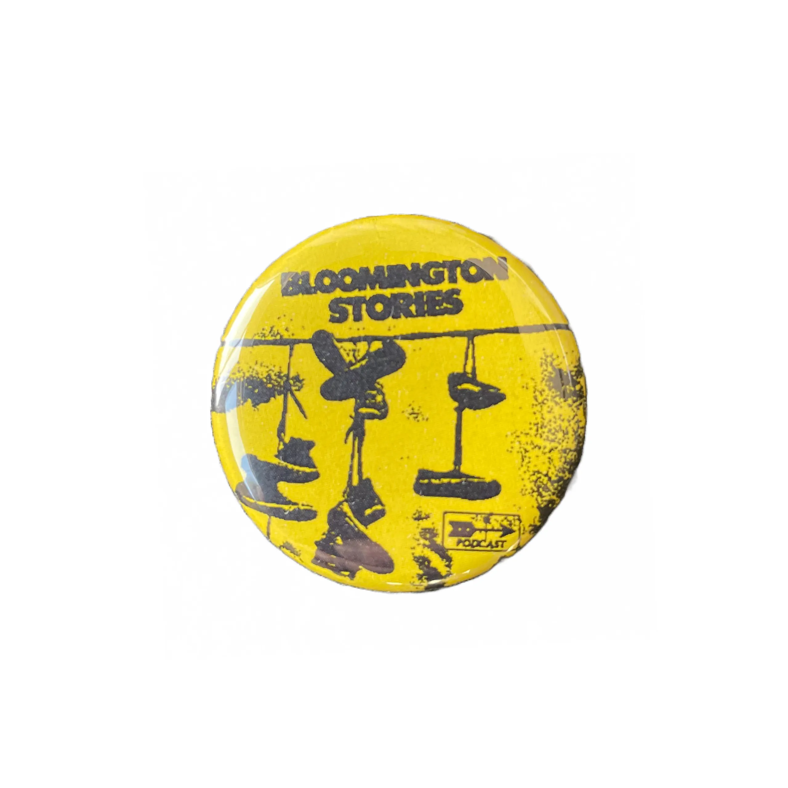 Bloomington Stories Podcast Button and Magnet