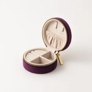 Bon Voyage Circle Travel Case Amethyst