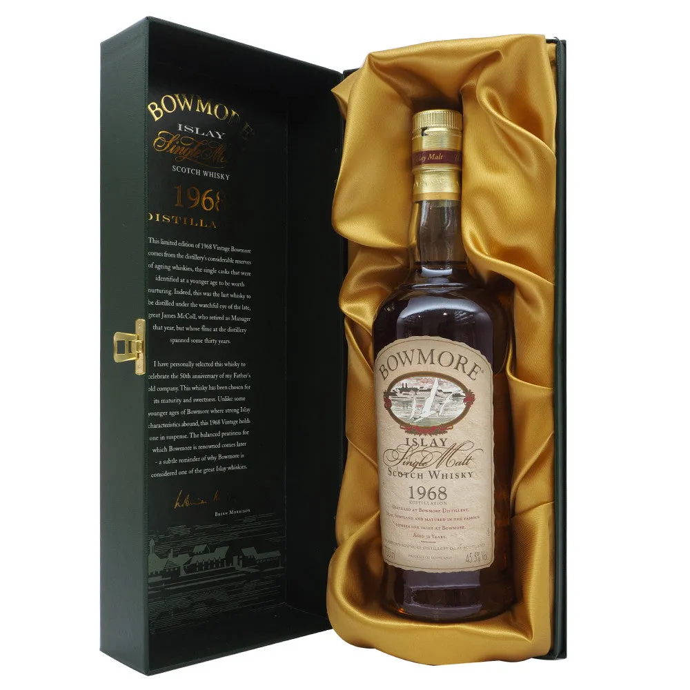 Bowmore 1968 32 Years - Stanley P Morrison 50th Anniversary Edition