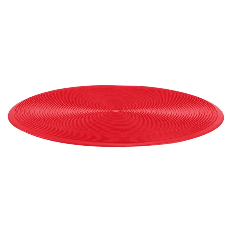 BPA Free Round Microwave Safe Non Stick Silicone Baking Mat in Red x 2