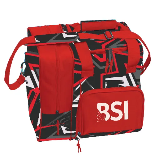 BSI Deluxe Single Tote Red Bowling Bag