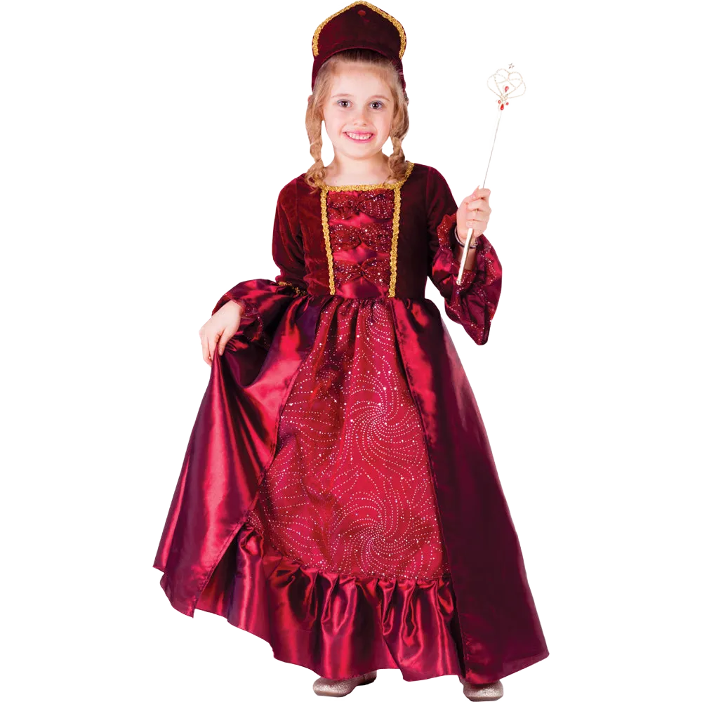 Burgundy Belle Ball Gown - Kids