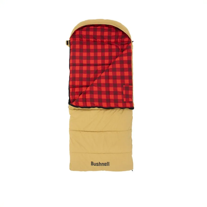 Bushnell 20F Hooded Canvas Sleeping Bag