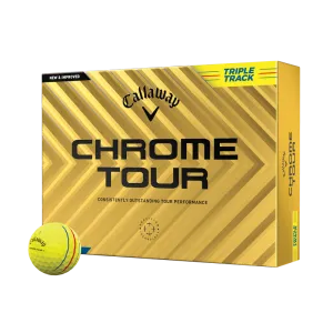 Callaway Chrome Tour Triple Track Yellow Dozen