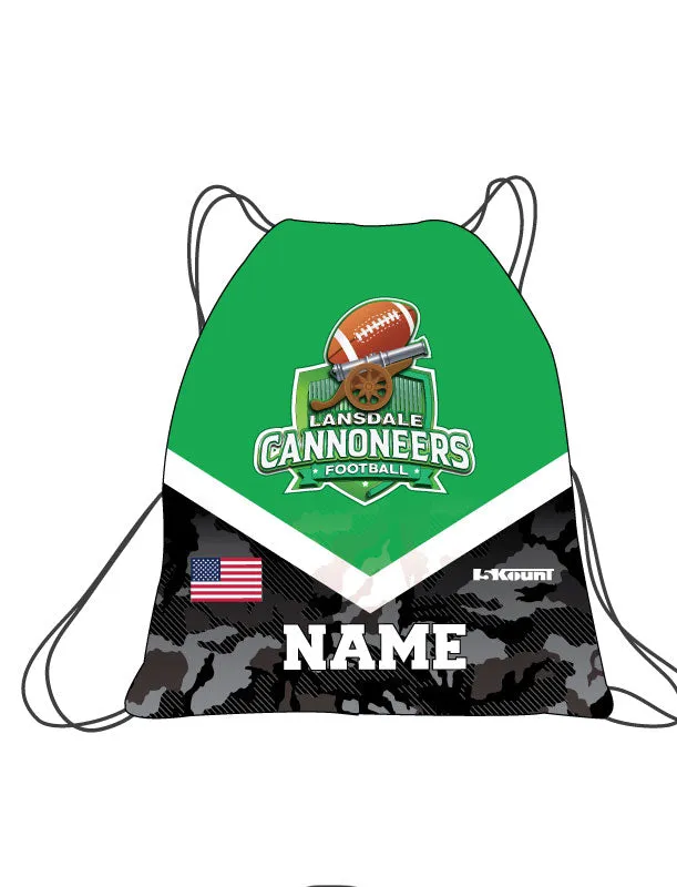 Cannoneers Football Sublimated Drawstring Bag