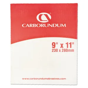 Carborundum Carborundum Aluminum Oxide Resin Cloth Sheets, Aluminum Oxide Cloth, P600, 05539529351