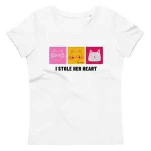 Cat’s Heart, Women's fitted sustainable tee